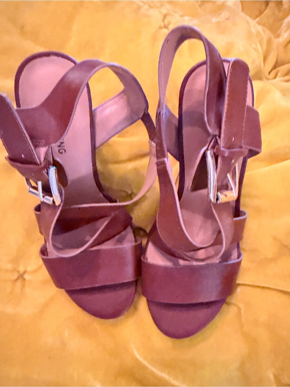 Women’s Brown Strappy Slingback Sandals